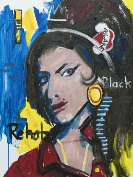 Amy Winehouse by Basqiat
