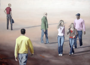 Cologne Central Station, Oil Painting, Portraits Landscape Painting Kölner Hauptbahnhof, Ölgemälde, Porträt Landschaftsbilder 200 cm * 145 cm, 207